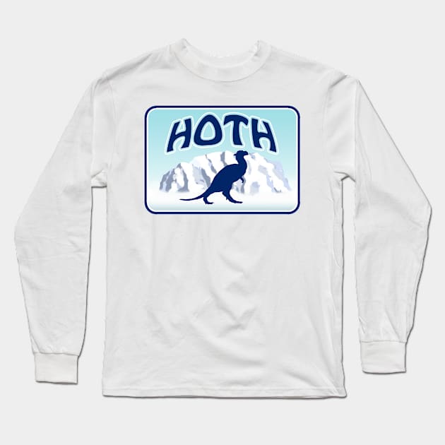 Hoth Travel Decal Long Sleeve T-Shirt by CJROBBINS